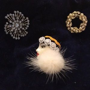 Set Of 3 Statement Pins!